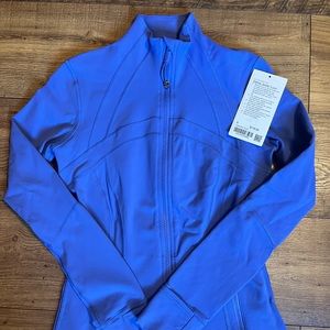 Lululemon Define Jacket, Wild Indigo, Size 6 smoke and pet free home